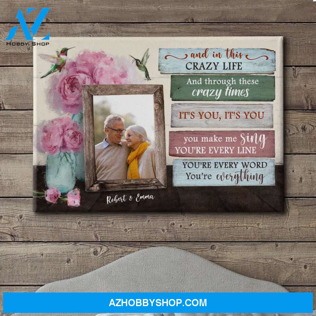 You Make Me Sing - Personalized Custom Photo Canvas