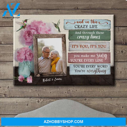 You Make Me Sing - Personalized Custom Photo Canvas