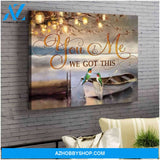 You & Me Hummingbird Premium Wall Art Canvas