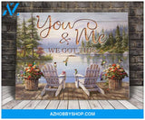 You & Me We got This - Hummingbird Premium Wall Art Canvas