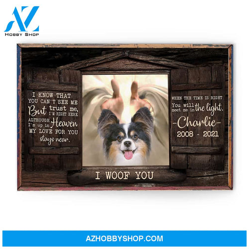 You'll Meet Me In The Light, Dog & Cat Custom Poster & Canvas, Gift For Loss Pet's Owners