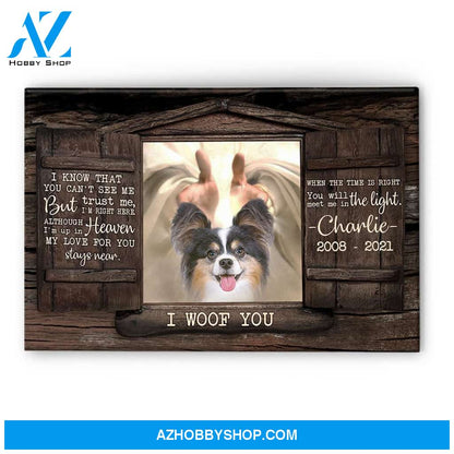 You'll Meet Me In The Light, Dog & Cat Custom Poster & Canvas, Gift For Loss Pet's Owners