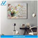 Zalooo Your Life Butterfly Wall Art Canvas