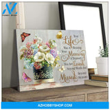 Zalooo Your Life Butterfly Wall Art Canvas