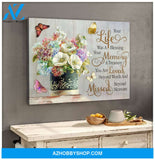 Zalooo Your Life Butterfly Wall Art Canvas