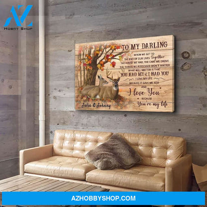 You're My Life - Personalized Custom Name Canvas
