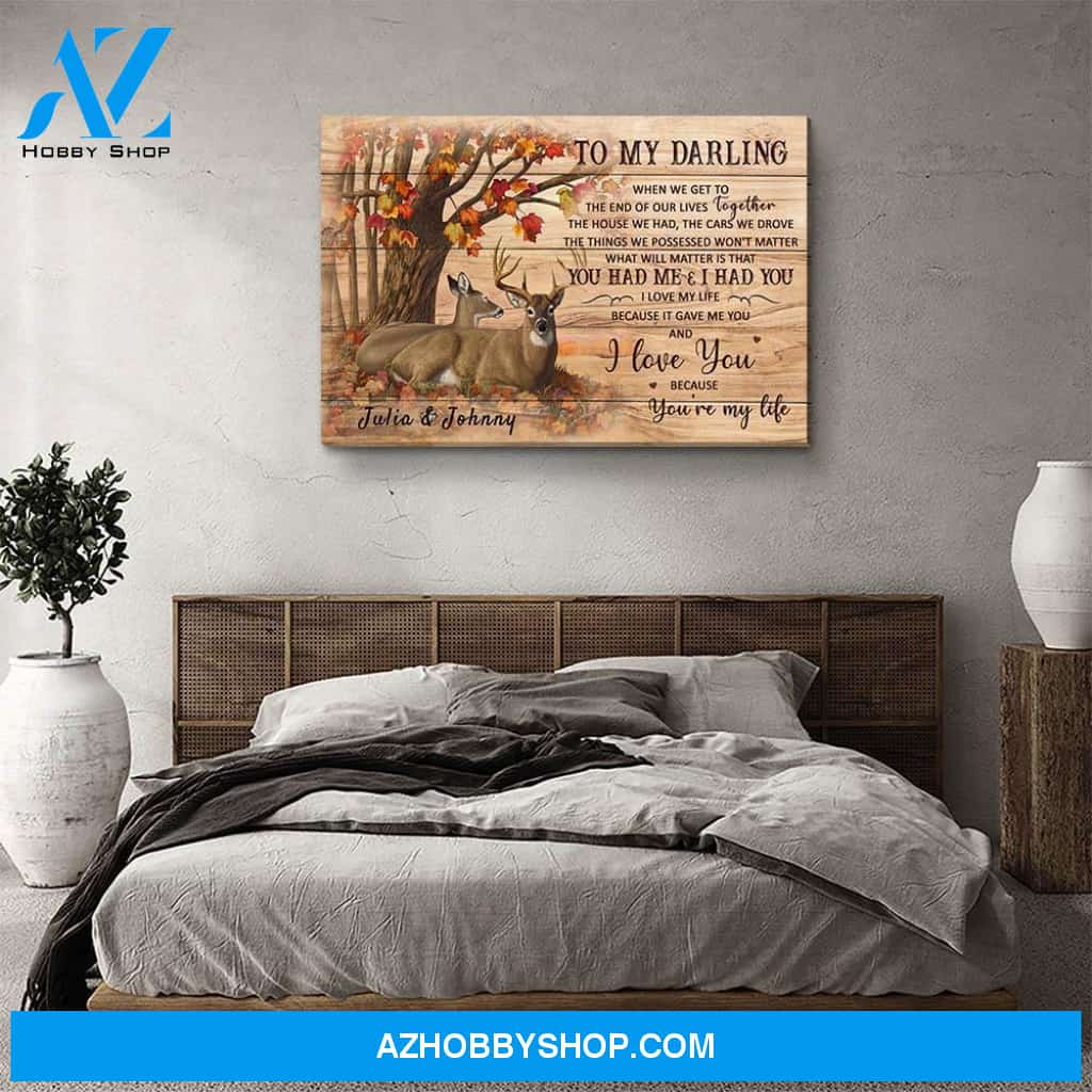 You're My Life - Personalized Custom Name Canvas