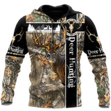 Hunting Gifts Deer Hunting Gifts Deer Hunting Camo US Unisex Size Hoodie
