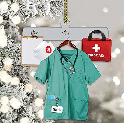 Nurse Uniform-Gift Christmas Ornament For Nurse -Two Sided Ornament
