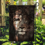Christian Flag Jesus Lion Of Judah