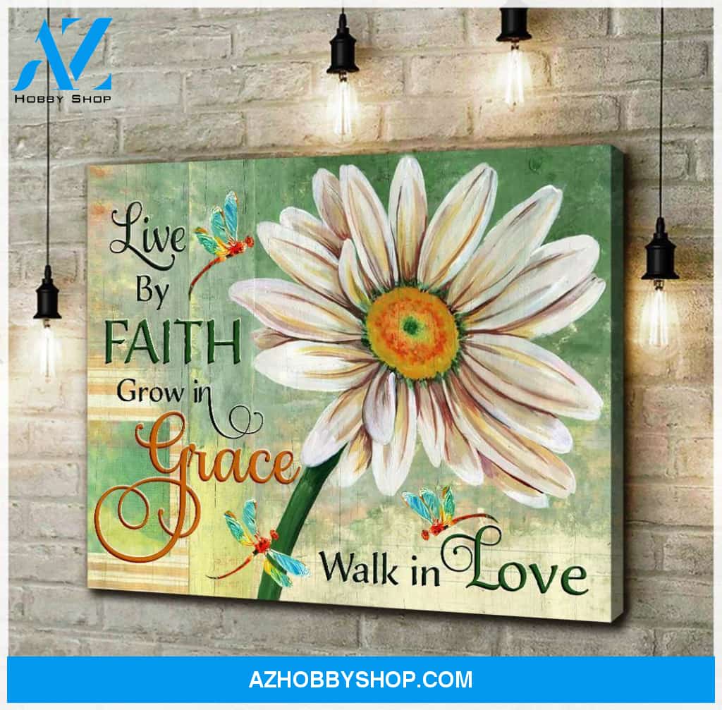 Zalooo Life By Faith Dragonfly Wall Art Canvas