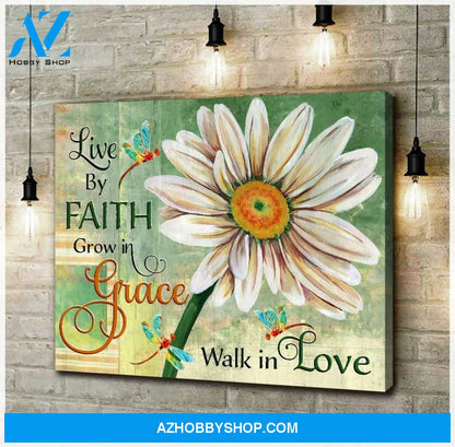 Zalooo Life By Faith Dragonfly Wall Art Canvas