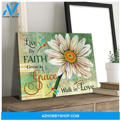 Zalooo Life By Faith Dragonfly Wall Art Canvas