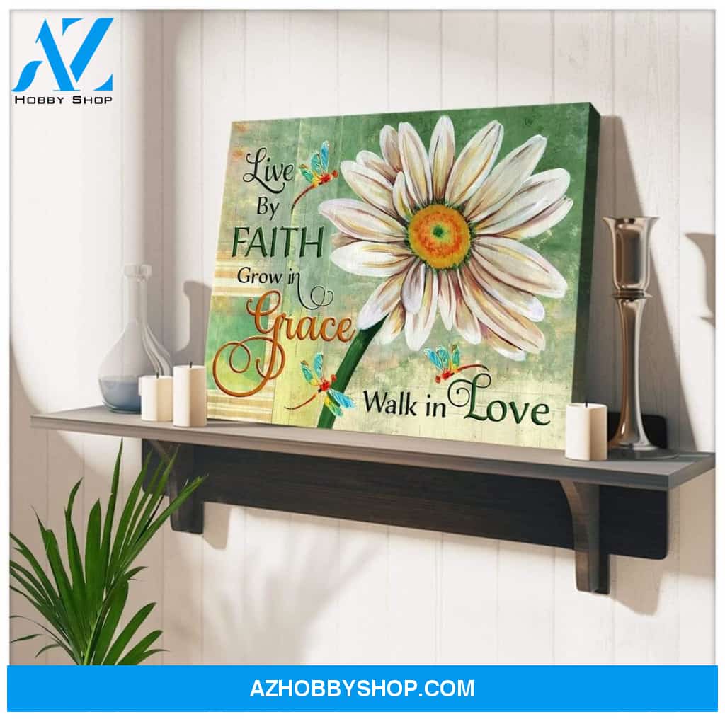 Zalooo Life By Faith Dragonfly Wall Art Canvas