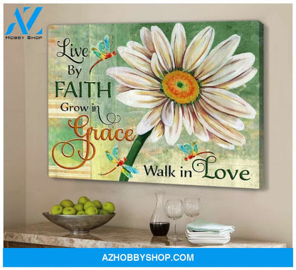 Zalooo Life By Faith Dragonfly Wall Art Canvas
