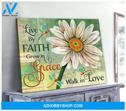 Zalooo Life By Faith Dragonfly Wall Art Canvas
