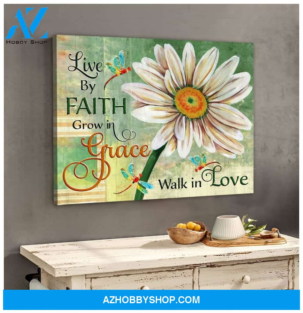 Zalooo Life By Faith Dragonfly Wall Art Canvas