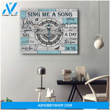 Zalooo Sing Me A Song Dragonfly Wall Art Canvas