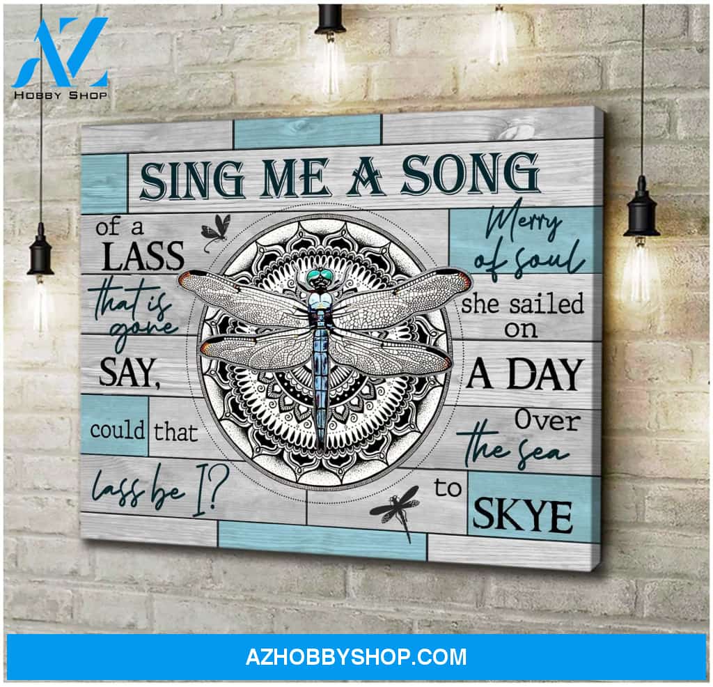 Zalooo Sing Me A Song Dragonfly Wall Art Canvas