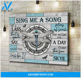 Zalooo Sing Me A Song Dragonfly Wall Art Canvas