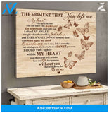 Zalooo The Moment Butterfly Wall Art Canvas