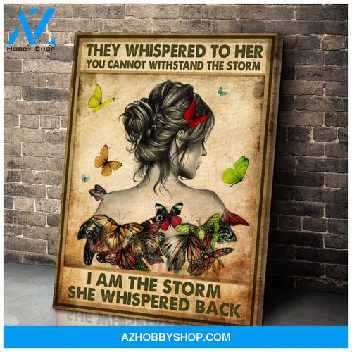 Zalooo They Whispered Butterfly Wall Art Canvas