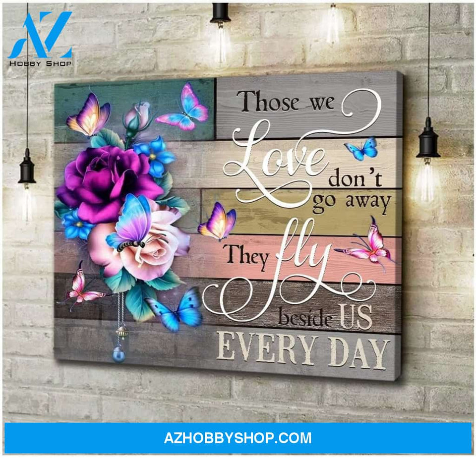 Zalooo Those We Love Butterfly 2 Wall Art Canvas