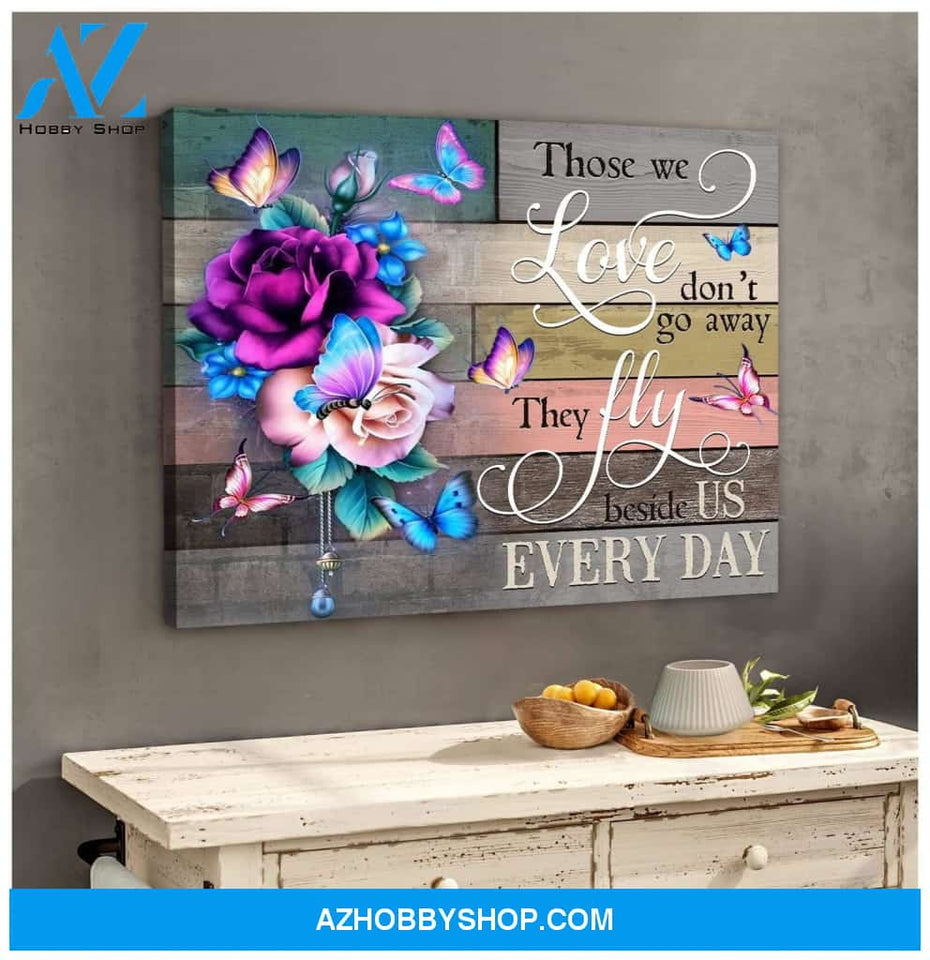 Zalooo Those We Love Butterfly 2 Wall Art Canvas