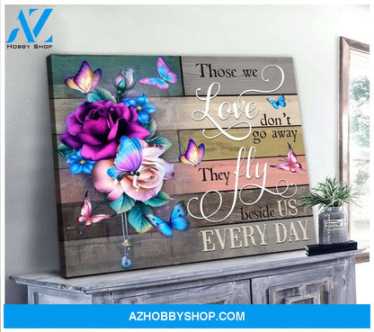 Zalooo Those We Love Butterfly 2 Wall Art Canvas