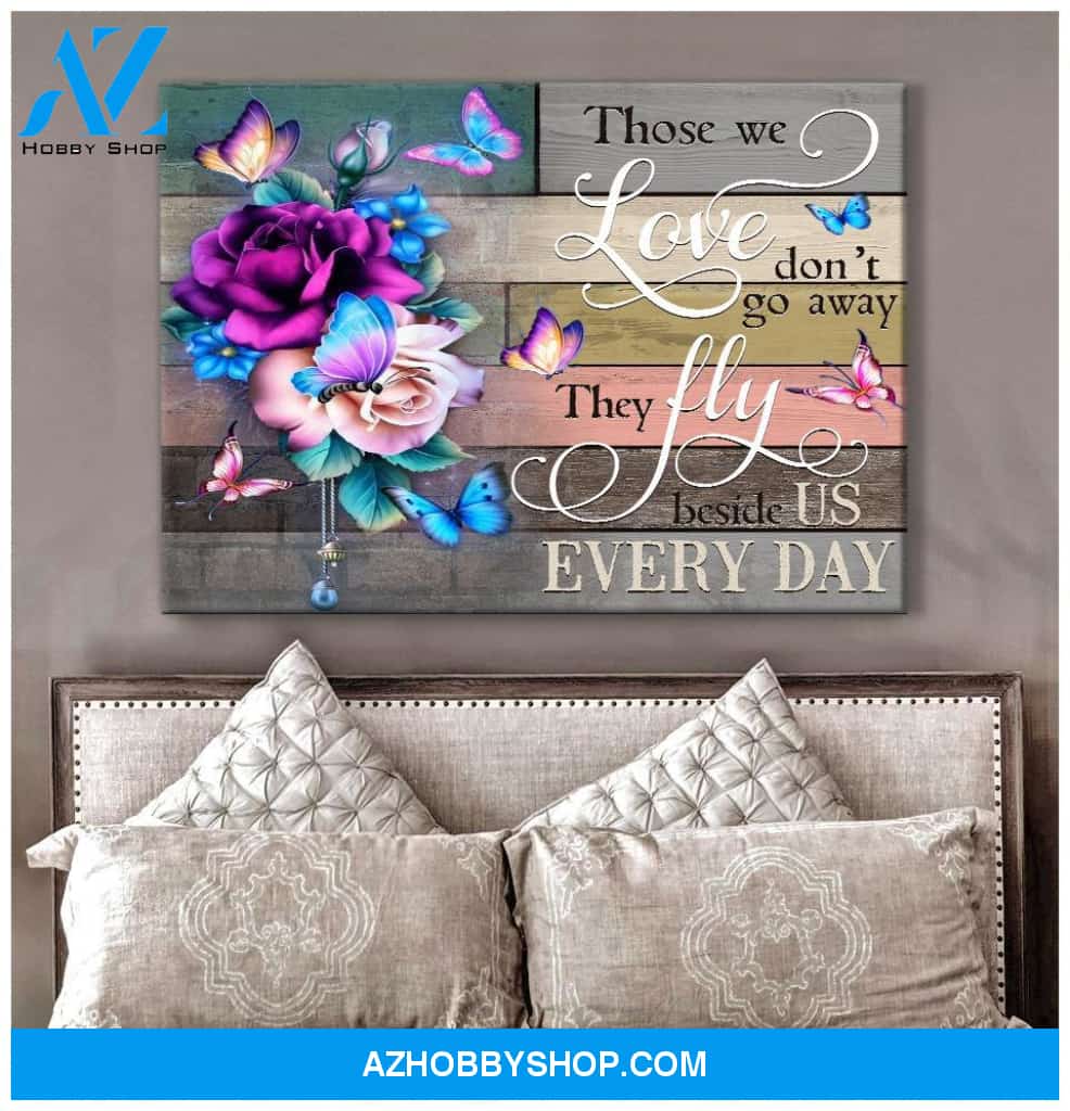 Zalooo Those We Love Butterfly 2 Wall Art Canvas