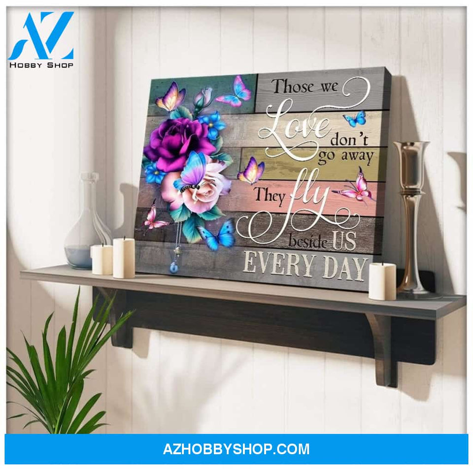Zalooo Those We Love Butterfly 2 Wall Art Canvas