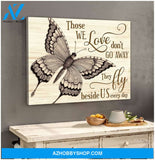 Zalooo Those We Love Don'T Go Away Butterfly Wall Art Canvas