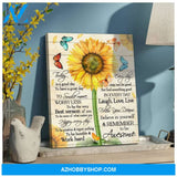 Zalooo To Be Awesome Butterfly Wall Art Canvas