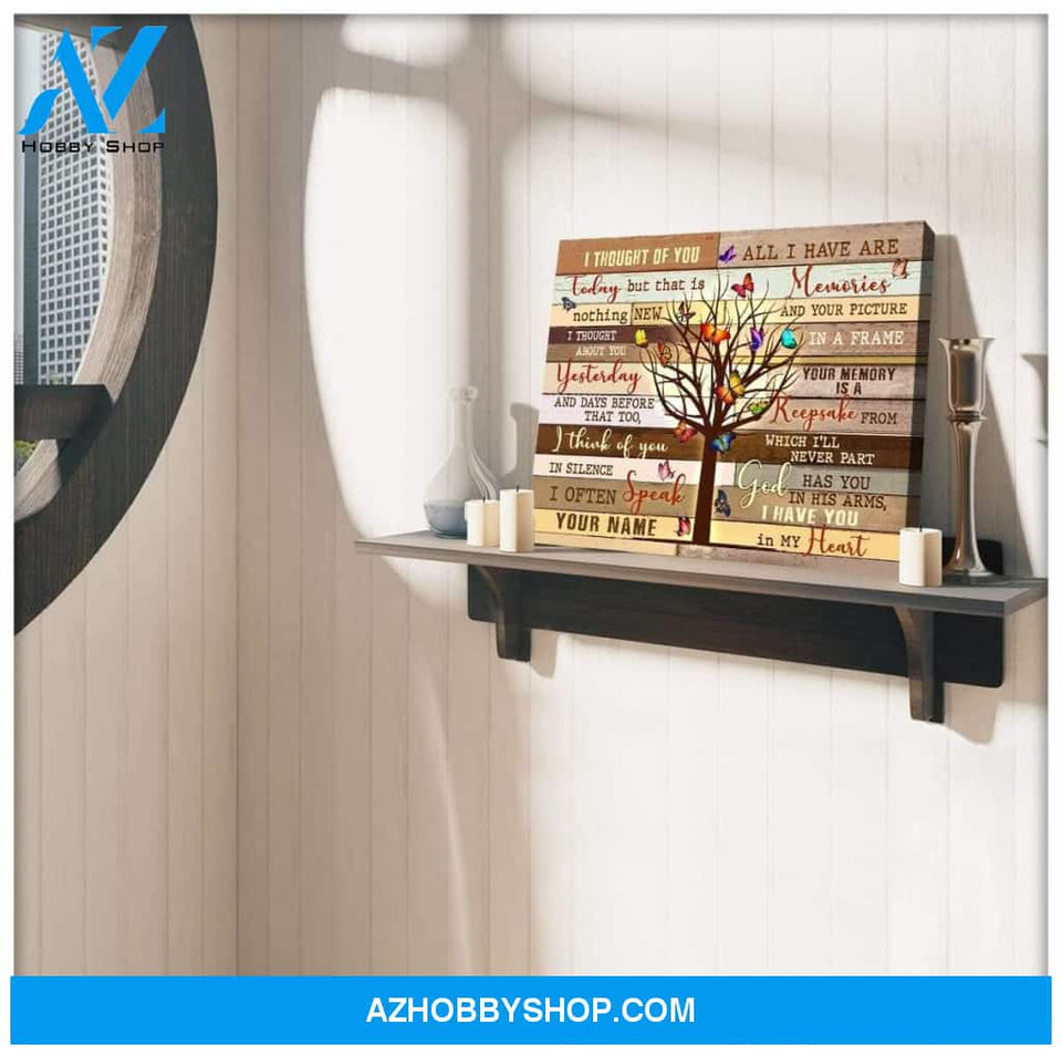 Zalooo Today Butterfly Wall Art Canvas