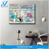 Zalooo Today Only Happens Once Butterfly Wall Art Canvas