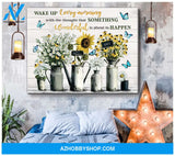 Zalooo Wake Up Butterfly Wall Art Canvas