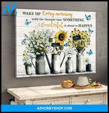 Zalooo Wake Up Butterfly Wall Art Canvas