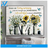 Zalooo Wake Up Butterfly Wall Art Canvas