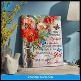 Zalooo Way Maker Butterfly Wall Art Canvas