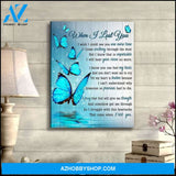 Zalooo When I Lost You Butterfly Wall Art Canvas