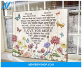 Zalooo When I Say I Love You More Butterfly Wall Art Canvas