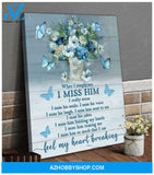 Zalooo When I Simply Say Butterfly Wall Art Canvas