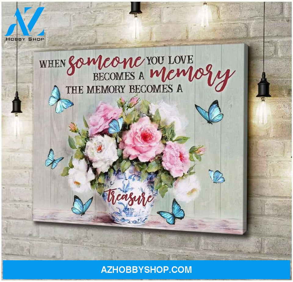 Zalooo When Someone We Love Butterfly Wall Art Canvas