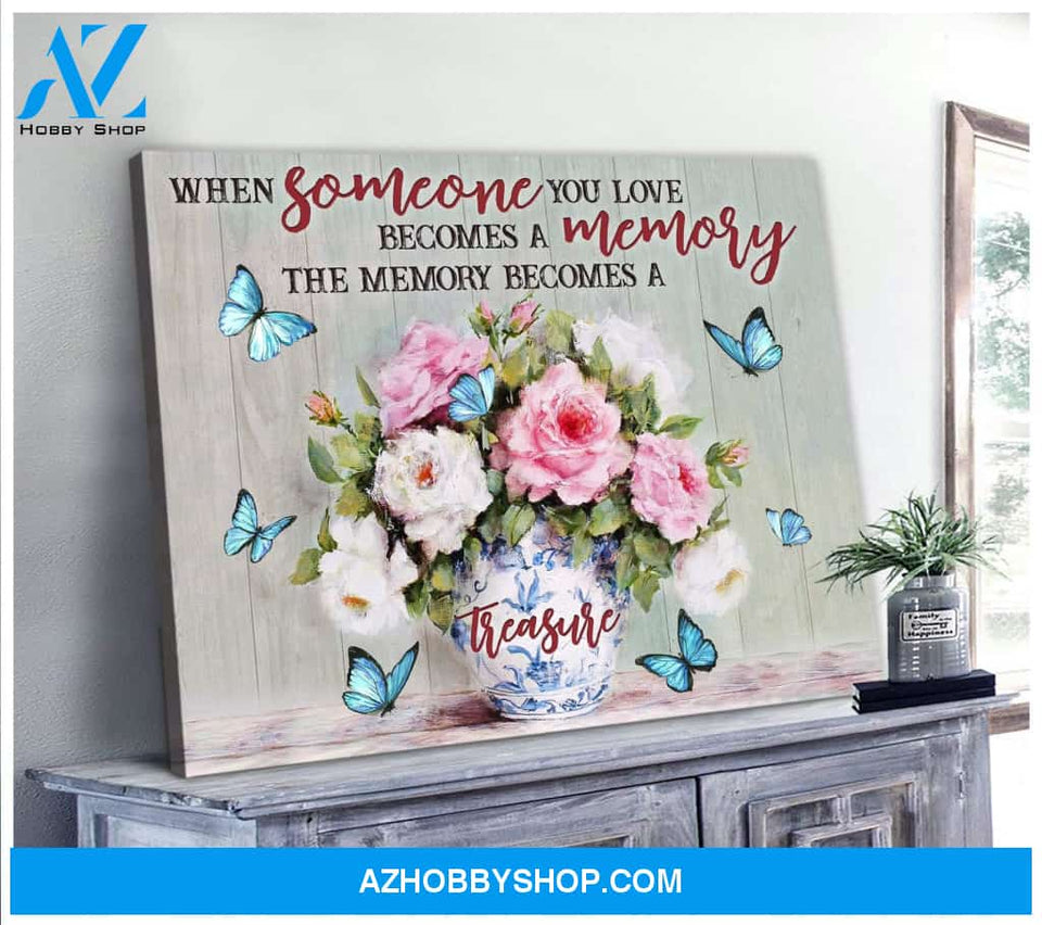 Zalooo When Someone We Love Butterfly Wall Art Canvas