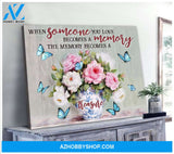 Zalooo When Someone We Love Butterfly Wall Art Canvas