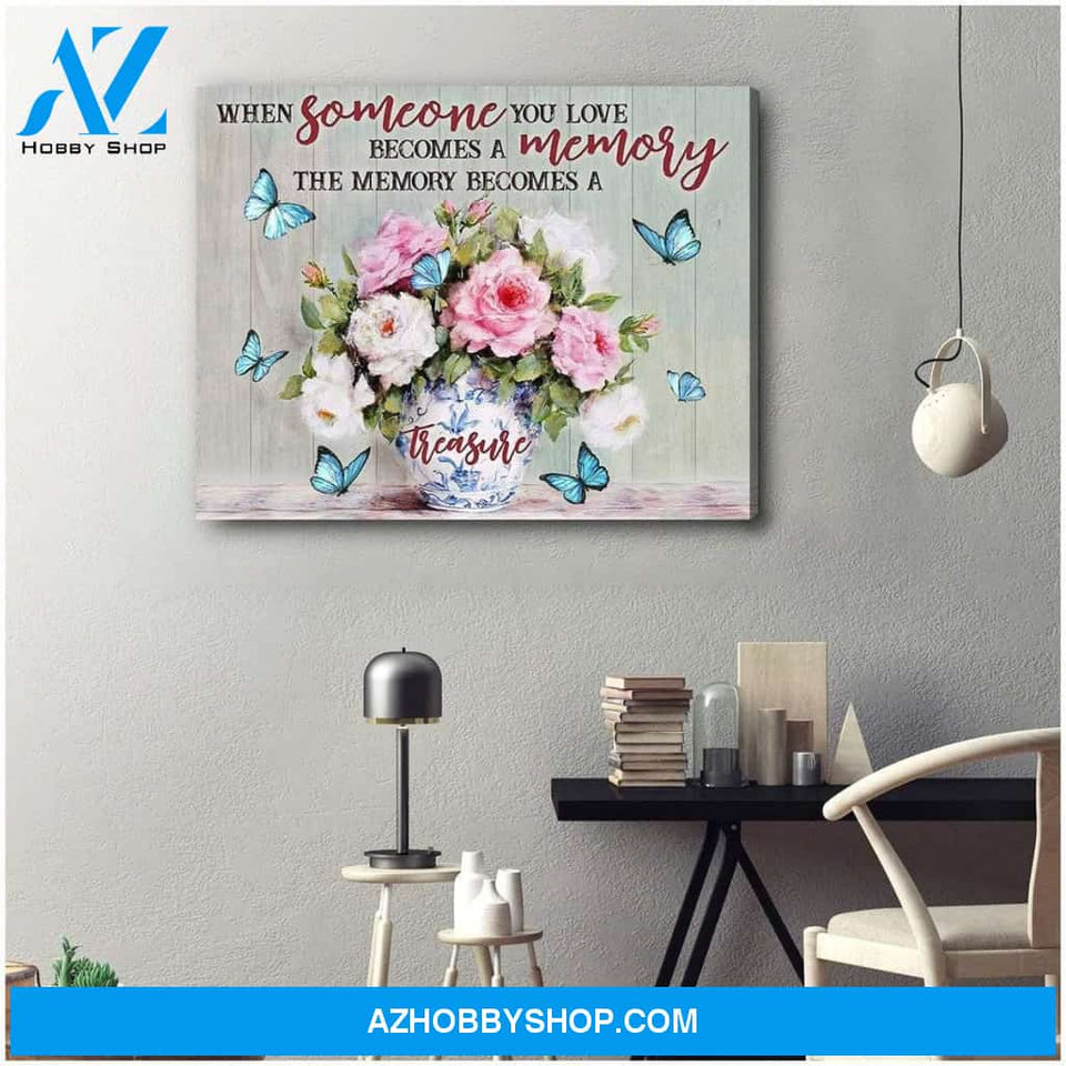 Zalooo When Someone We Love Butterfly Wall Art Canvas