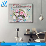 Zalooo When Someone We Love Butterfly Wall Art Canvas