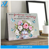 Zalooo When Someone We Love Butterfly Wall Art Canvas