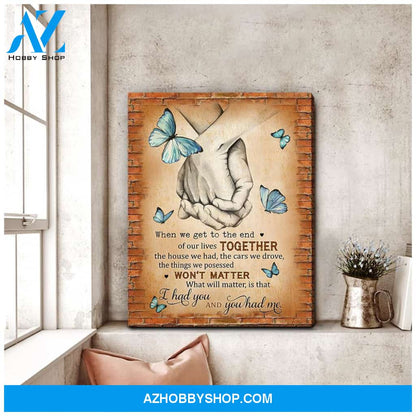 Zalooo When We Get Butterfly Wall Art Canvas
