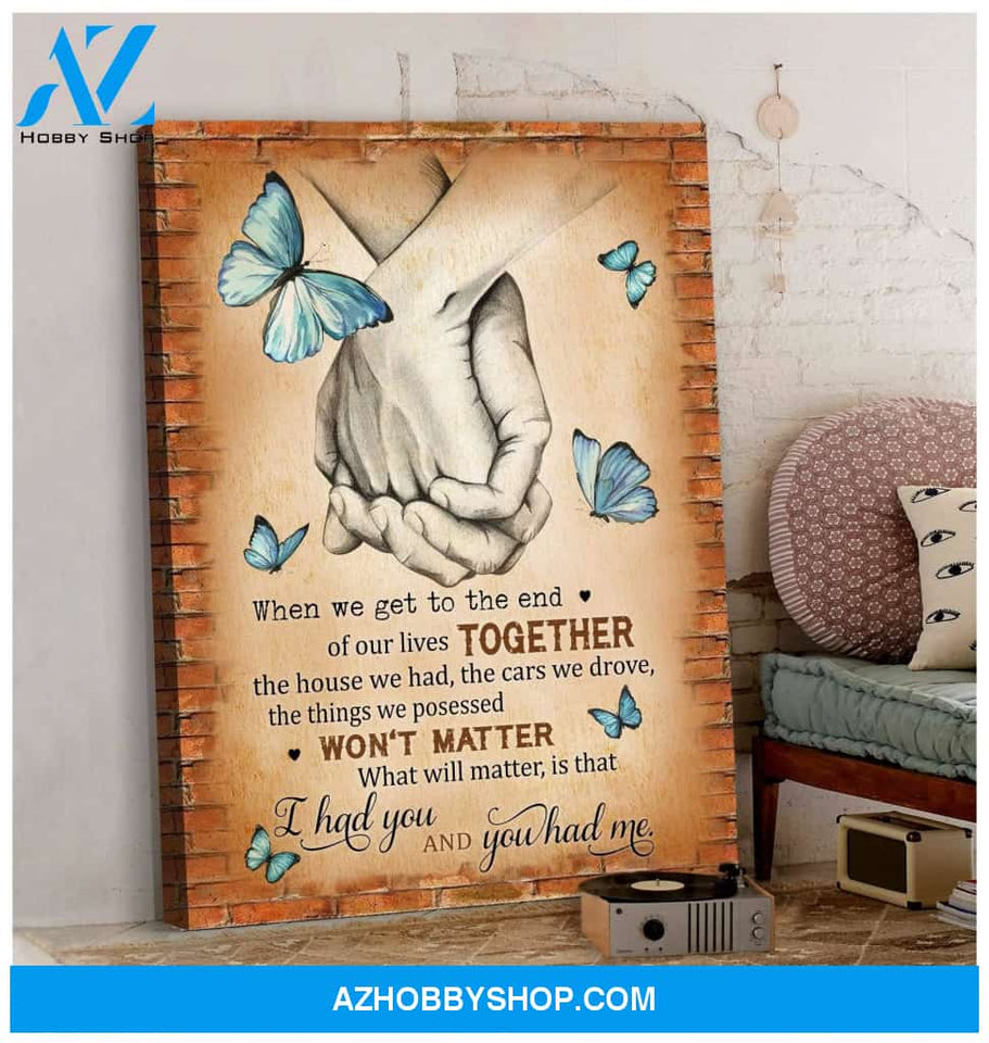 Zalooo When We Get Butterfly Wall Art Canvas